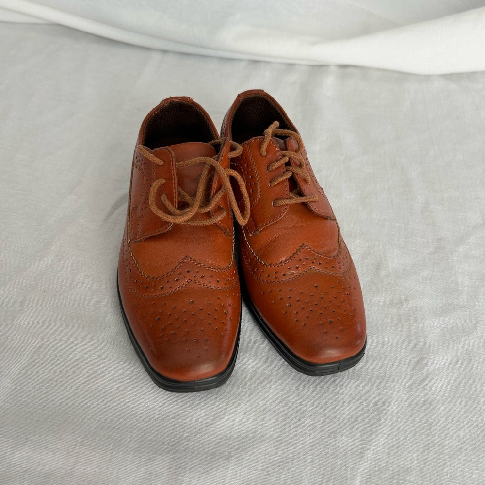 Deer Stags Boy's Ace Formal Dress Shoes Wingtip